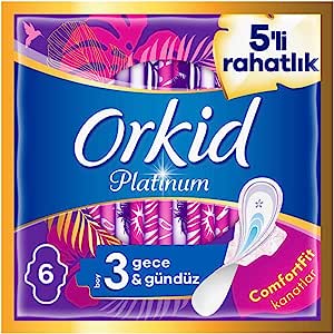 Orkid Platinum Gece ve Gündüz (Boy 3) 6 Adet Hijyenik Ped