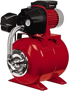 Einhell Hidrofor GC-WW 6036 (600 W, maks. basınç 4 bar, maks. emiş yüksekliği 8 m, 3600 L/saat, 20 L tank, basınç anahtarı, entegre manometre, su dolum ve boşaltma vidası) – 4173118