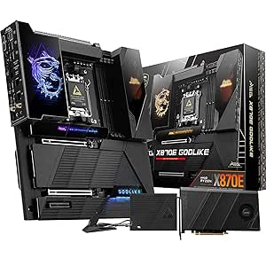 MSI MB MEG X870E GODLIKE AM5 DDR5 9000MHZ(OC) USB4 7x M.2 2x DP 1x10G, 1x 5G LAN WIFI 7 RGB ATX