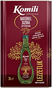 Komili Sızma Zeytinyağı Teneke 3 Lt