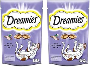 Dreamies Kedi Ördekli Ödül Maması 60 gr 2li paket