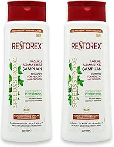 Restorex Kuru & Yıpranmış Saçlar İçin Şampuan 500 ml 2li paket