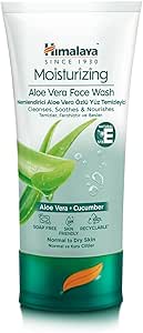Himalaya Since 1930 Nemlendirici Yüz Yıkama Jeli, Salatalık, Aloe Vera, Parabensiz, Normal Ve Kuru Ciltler, 150 ml