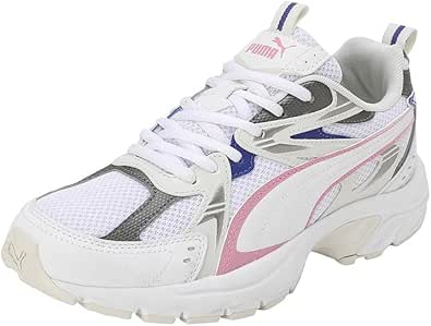 PUMA Erkek/Unisex Milenio Tech-Vapor Gray-PUMA White-Mauved Out Low Boot 44