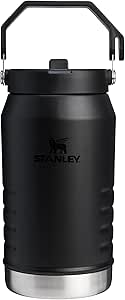Stanley IceFlow Flip Straw Pipetli Termos Matara, 1.9 Litre, Siyah