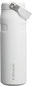 Stanley IceFlow Bottle FlipStraw 2.0 Pipetli Su Sişesi, 0.7 Litre, Beyaz