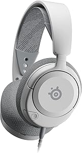 SteelSeries Arctis Nova 1P – Multi-Platform Gaming Kulaklık – Hi-Fi Sürücü – 360° Surround Ses – Memory Foam Kulak Yastıkları – Gürültü Önleyici Mikrofon – PS5, PS4, PC, Xbox, Switch – Beyaz