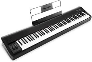 M-Audio Hammer 88 – 88 Hammer Action Piyano Tuşlu MIDI kontrolcü, Stüdyo kalitesinde Kayıt Yazılımları İle Birlikte