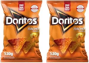 🚨 Doritos Nacho Peynirli Mısır Cipsi Süper Boy 130 g 2li paket