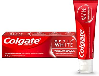 Colgate Optic White Parıldayan Beyazlık Beyazlatıcı Diş Macunu 75 ml