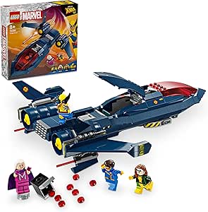 LEGO | Marvel X-Men X-Jet 76281 – 8 Yaş ve Üzeri Süper Kahraman Seven Çocuklar İçin İnşa Edilebilen Oyuncak Uçak Modeli İçeren Yaratıcı Oyuncak Yapım Seti (359 Parça)