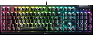 Razer BlackWidow V4X – mekanik oyun klavyesi – Razer Snap Tap – Chroma RGB (tıklamalı mekanik anahtarlar, 6 özel makro tuşu, Wristrest) TR düzeni | Siyah