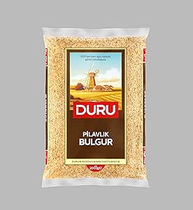 Duru Pilavlık Bulgur 2000g – Doğal Taş Değirmende Üretilmiş, Yüksek Lif ve Protein Kaynağı, Düşük Yağ