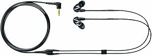Shure SE215 Profesyonel Ses Yalıtımlı Kulak İçi Kulaklık, Kablolu, 37 dB Ses, Bass, Siyah