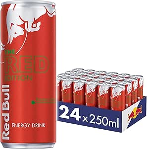 Red Bull Enerji İçeceği, Karpuz, 250 ml (24’lü Paket, 24 x 250 ml)
