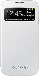 Samsung Orijinal EF-CI950BWEGWW Flip Cover (Galaxy S4 ile uyumlu) beyaz