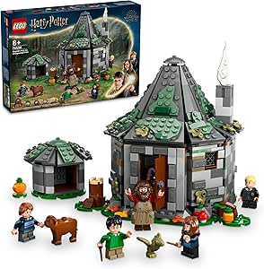 LEGO Harry Potter Hagrid’in Kulübesi: Beklenmedik Bir Ziyaret 76428 – 8 Yaş ve Üzeri Harry Potter Hayranı Kız ve Erkek Çocuklar için 5 Minifigür İçeren Yapım Seti, Doğum Günü Hediyesi (896 Parça)