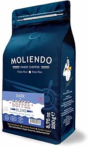 Moliendo Finest Coffee Dark Blend (Çekirdek) 250 g