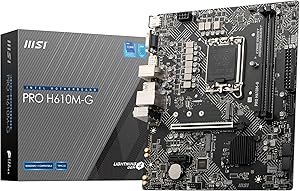 MSI PRO H610M-G Intel H610 Soket 1700 DDR5 5600MHz mATX Gaming (Oyuncu) Anakart