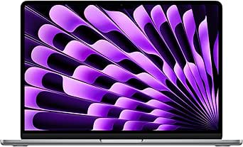Apple M3 çipli 13 inç MacBook Air Laptop: 13.6 inç Liquid Retina Ekran, 16 GB Birleşik Bellek, 256 GB SSD Depolama, 1080p FaceTime HD Kamera, Touch ID. Uzay Grisi