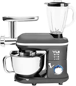Yui M120 Multi-fonksiyonel 3’ü Bir Arada Stand Mikser Kıyma Setli Ve Blender Özellikli