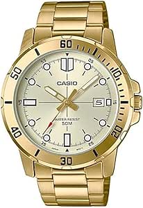 Casio Erkek MTP-VD01G-9EVUDF Standart Kol Saati, Altın Sarısı, Standart