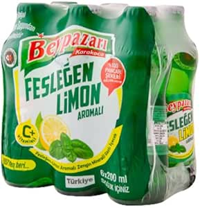 Beypazarı Fesleğen-Limonlu Maden Suyu (6x200ml)