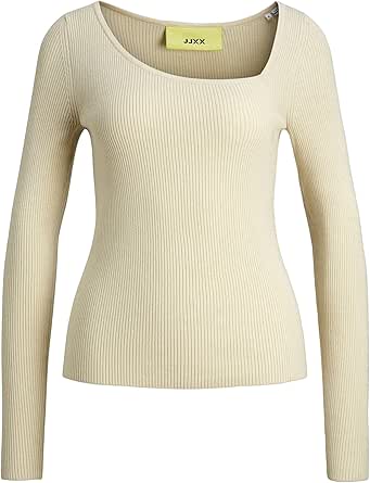 JACK & JONES Kadın JACK & JONES JXJUNIPER ASYMMETRIC NECK KNIT Triko