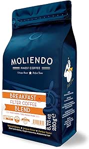 Moliendo Finest Coffee Breakfast Blend Filtre Kahve (Çekirdek) 250 g