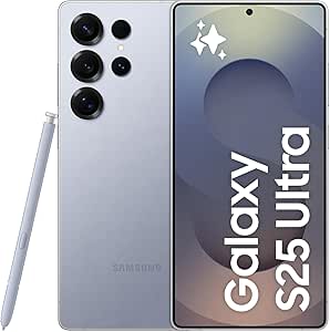 Samsung Galaxy S25 Ultra, Yapay Zeka(AI) Telefon, 12GB RAM, 512GB Hafıza, Titanyum Mavi, Android Akıllı Telefon, 200MP Kamera, S Pen, Uzun Pil Ömrü (Samsung Türkiye Garantili)