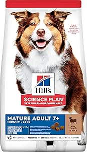 Hill’s SCIENCE PLAN Light +7 Yaşlı Orta Irk Kuzulu ve Pirinçli Köpek Maması 2.5 kg