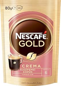Nescafé Gold Crema Kahve Ekonomik Paket, 80 g x 12