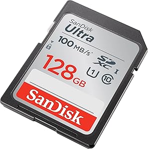 SanDisk Ultra 128GB SDXC Hafıza Kartı 120MB/s