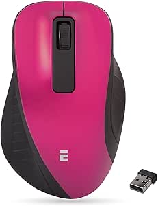 Everest SM-360 Usb Mor 3D Optik Süper Sessiz Alkalin Pil Kablosuz Mouse