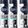 NIVEA Men Erkek Sprey Deodorant Black& White Invisible Fresh 150 ml X2 + NIVEA Men Erkek Sprey Deodorant Black & White Invisible Original 150 ml