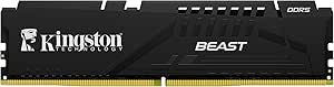 Kingston Beast 16GB DDR5 6000MT/s CL36 DIMM Masaüstü Ram Kit (2x8GB) – KF560C36BBEK2/16TR