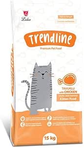 Trendline Tavuklu Yavru Kedi Maması, 15 kg