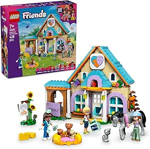 LEGO Friends At ve Evcil Hayvan Veteriner Kliniği 42651-7 Yaş ve Üzeri Kız ve Erkek Çocuklar için Mini Bebek, At ve Köpek Figürü İçeren Yaratıcı Oyuncak Yapım Seti, Doğum Günü Hediyesi (428 Parça)