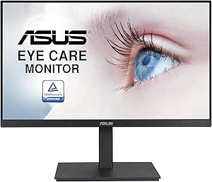 ASUS VA24EQSB 23.8 IPS FREESYNC 1920×1080 5MS 75HZ DP HDMI VGA USB MM VESA 3YIL EYECARE,PIVOT, CERCEVESIZ Monitör