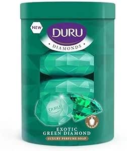DURU Diamonds Exotic Green Sabun 90Gramx4