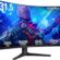 KOORUI Monitör 32E6QC 32 inç, 170Hz, QHD, 2560 * 1440, 1ms, VA, Adaptive Sync, monitörler, gaming, HDMI 2.0 * 2, DP 1.2 * 1, Eğilmek,-5~20°, Yukarı ve aşağı, Görme açısı 178°, VESA，75 * 75mm, Siyah
