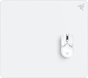 Razer Atlas – Cam Fare Altlığı (Birinci Sınıf Temperli Cam, Ultra Pürüzsüz Yüzey, Mikro Kazınmış Yüzey, Kir ve Çizilmeye Dayanıklı, Daha Sessiz Fare Hareketleri, Kaymaz Kauçuk Taban) Beyaz