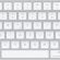 Apple Touch ID özellikli Magic Keyboard: Bluetooth, şarj edilebilir. Apple çipe sahip Mac bilgisayarlarla çalışır; Türkçe Q Klavye, Beyaz Tuşlar (USB-C)