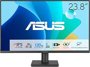 ASUS VA249QG 23.8 IPS 1920×1080 1ms 120Hz 300cd DP HDMI VGA Hoparlör VESA 3YIL 99% sRGB EYECARE, FLICKER-FREE,ÇERÇEVESİZ,DÜŞÜK MAVİ IŞIK Monitör