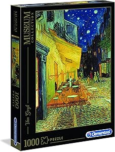 Clementoni – 1000 Parça Museum Collection Yetişkin Puzzle – Van Gogh “Café Terrace at Night!”