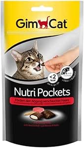 Gimcat Nutripockets Kedi Ödülü Biftek Malt, 60 Gr