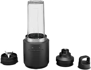 KitchenAid Go 5KSBR256BM Kablosuz Mini Blender Bataryalı Siyah
