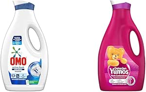 Omo Sıvı Active Fresh Beyazlar İçin Çamaşır Deterjanı 1690 ml(1) Yumoş Sıvı Bakım Çamaşır Deterjanı Renkli Giysiler, 2520 ml(2)