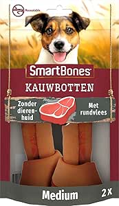 SmartBones Sığır Etli Medium Düğüm Kemik 2’li 158gr
