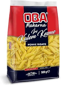 Oba İri Kalem Kesme Makarna, 20 Adet